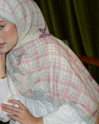 VINTAGE BLOOM PRINTED CHIFFON SHAWL IN BLUSH