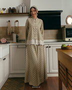 MADELEINE POLKA DOTS IN TEA GREEN