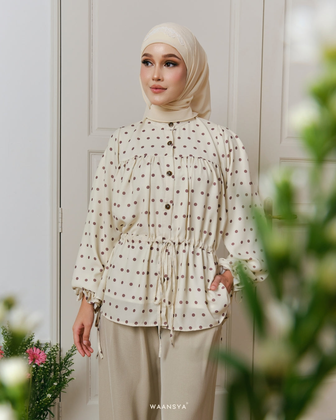 CHERIE BLOUSE IN SOFT YELLOW