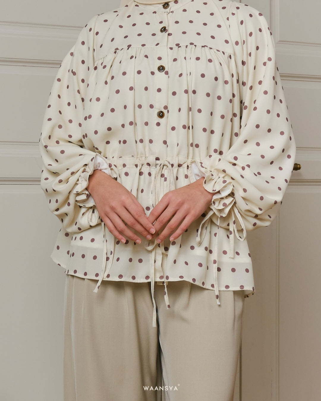 CHERIE BLOUSE IN SOFT YELLOW