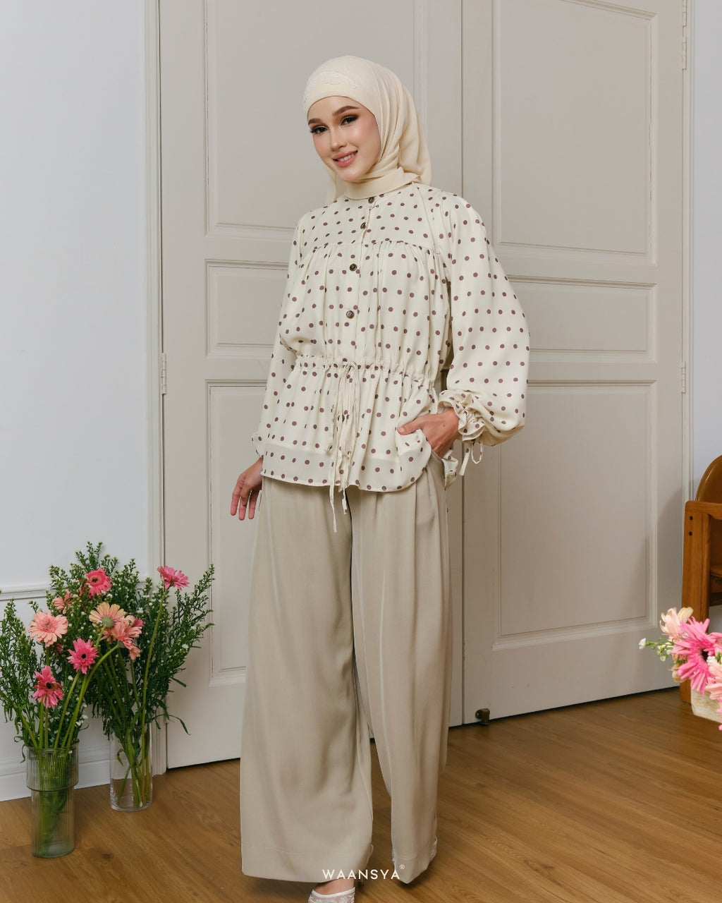 CHERIE BLOUSE IN SOFT YELLOW