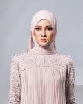 BASIC CHIFFON SHAWL IN WARM ROSY PEACH