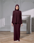 JULIA KURUNG IN BURGUNDY