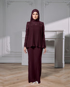 JULIA KURUNG IN BURGUNDY