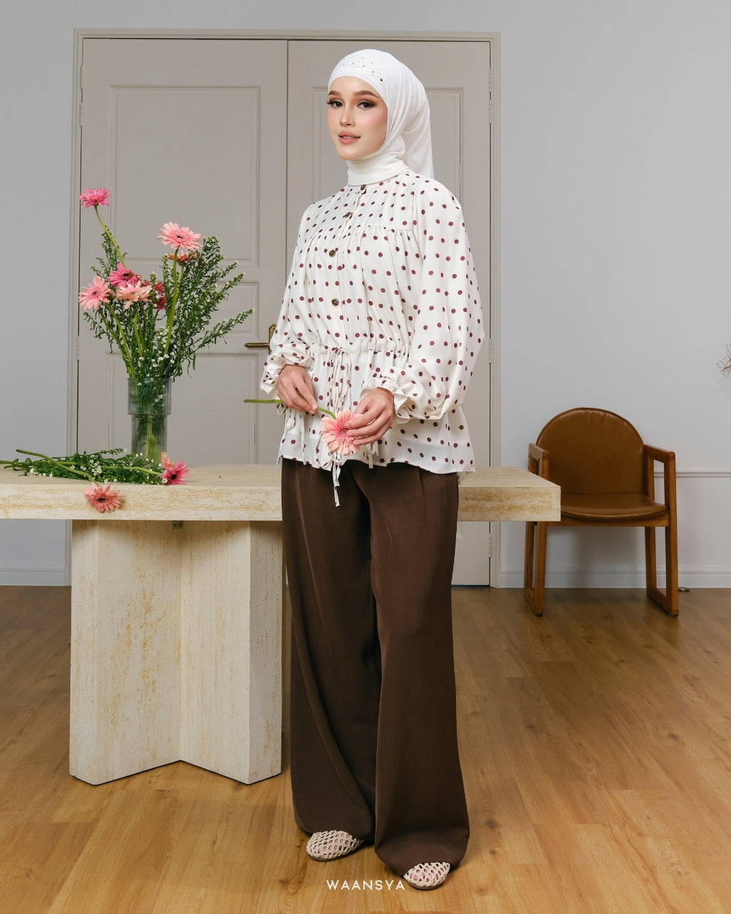 BLAIR PANTS IN BROWN