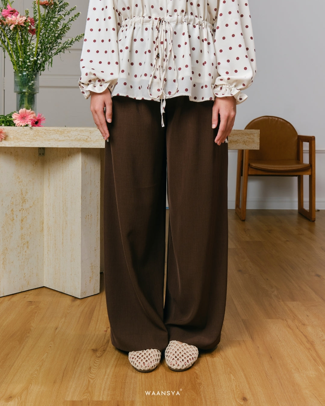 BLAIR PANTS IN BROWN