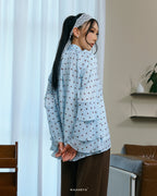AMORA BLOUSE IN SOFT BLUE