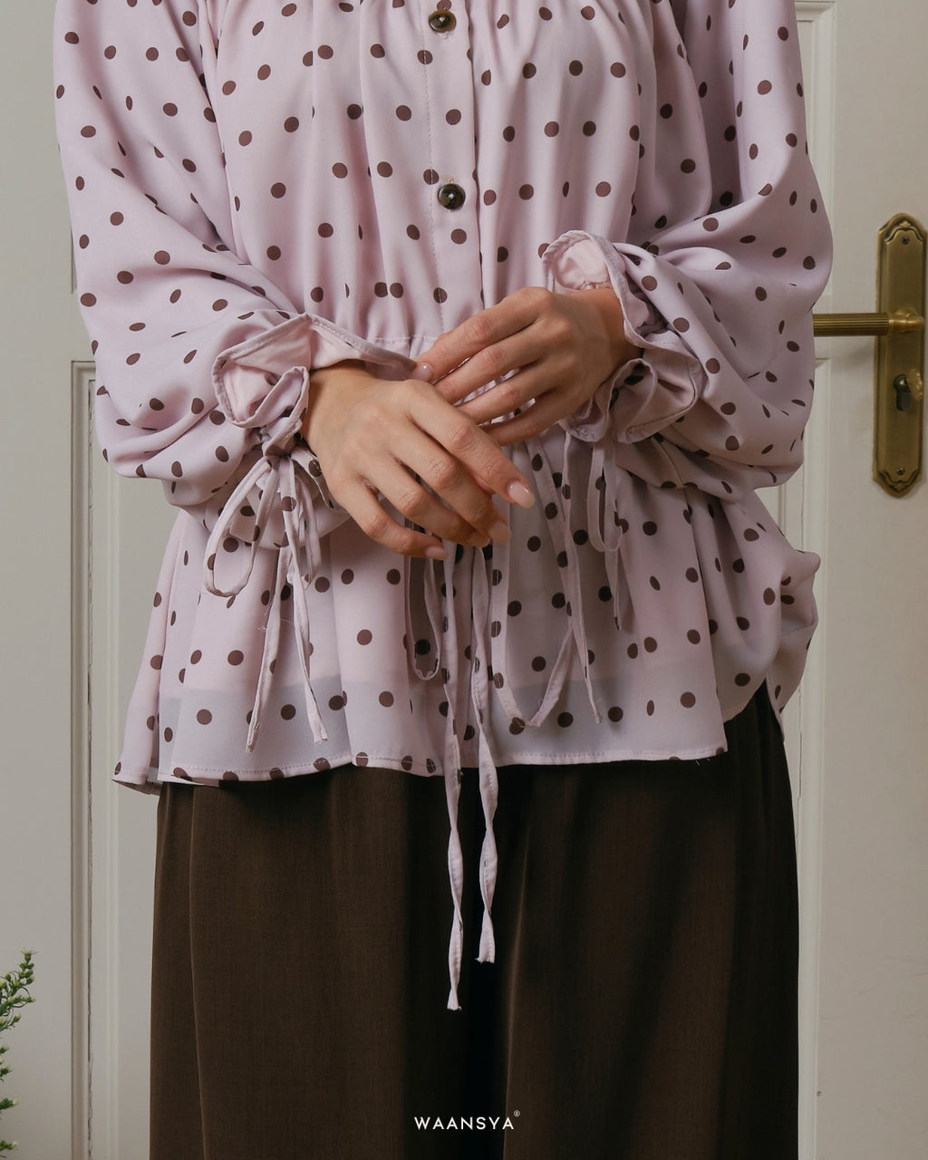 CHERIE BLOUSE IN SOFT PINK