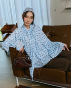 AMORA BLOUSE IN SOFT BLUE