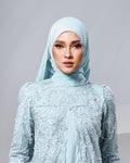 BASIC CHIFFON SHAWL IN WARM ICY MINT
