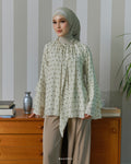 AMORA BLOUSE IN LIGHT GREEN