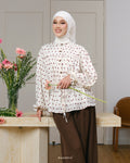 CHERIE BLOUSE IN OFF WHITE