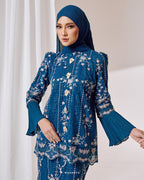 JASMEEN KURUNG IN TEAL BLUE
