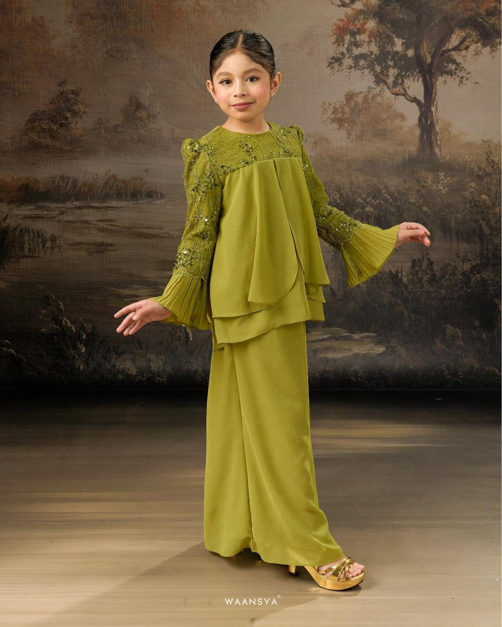 [KIDS] ISABELL IN LIME GREEN