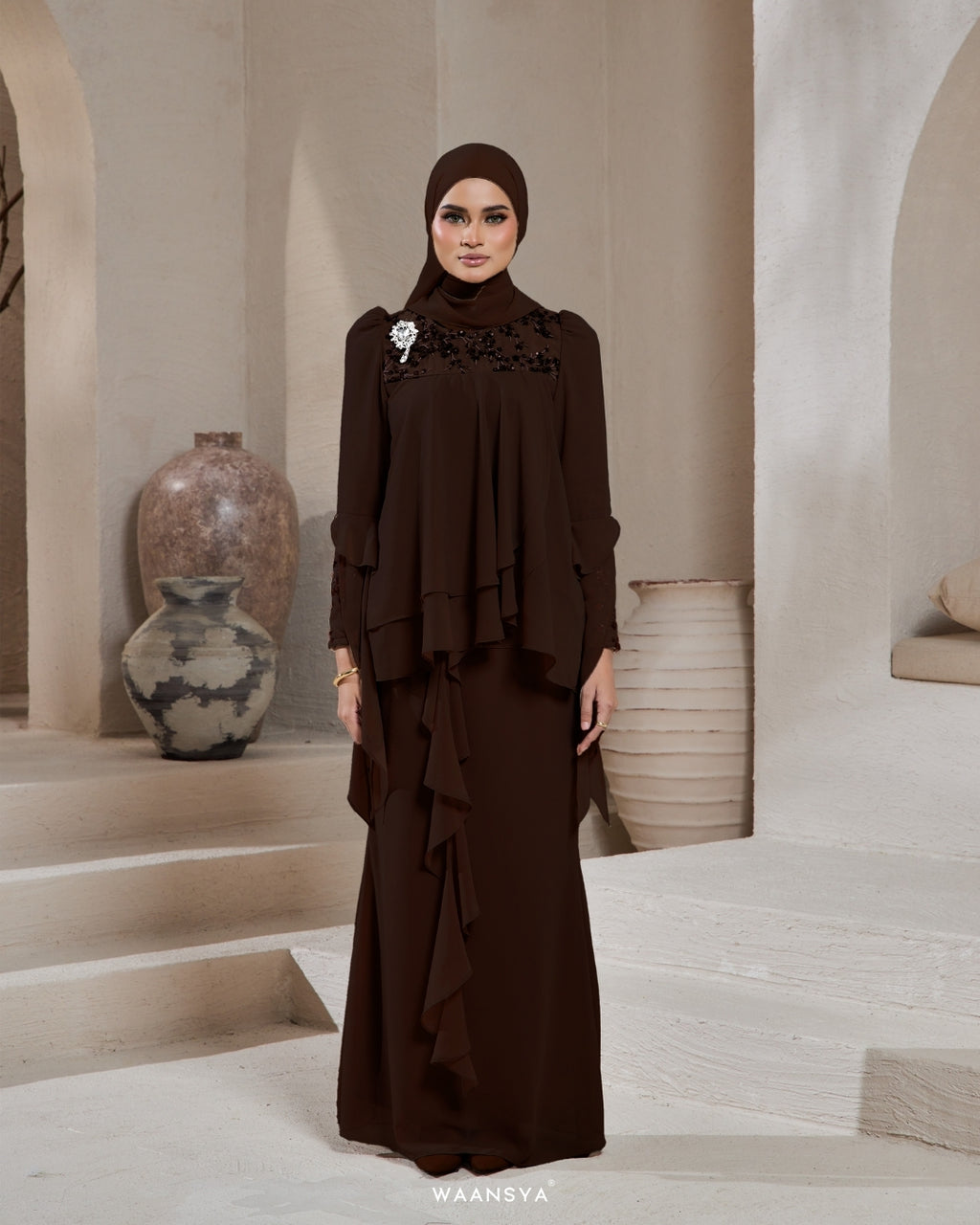 IRIS IN DARK BROWN