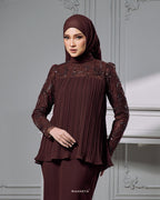 JULIA KURUNG IN RICH BROWN