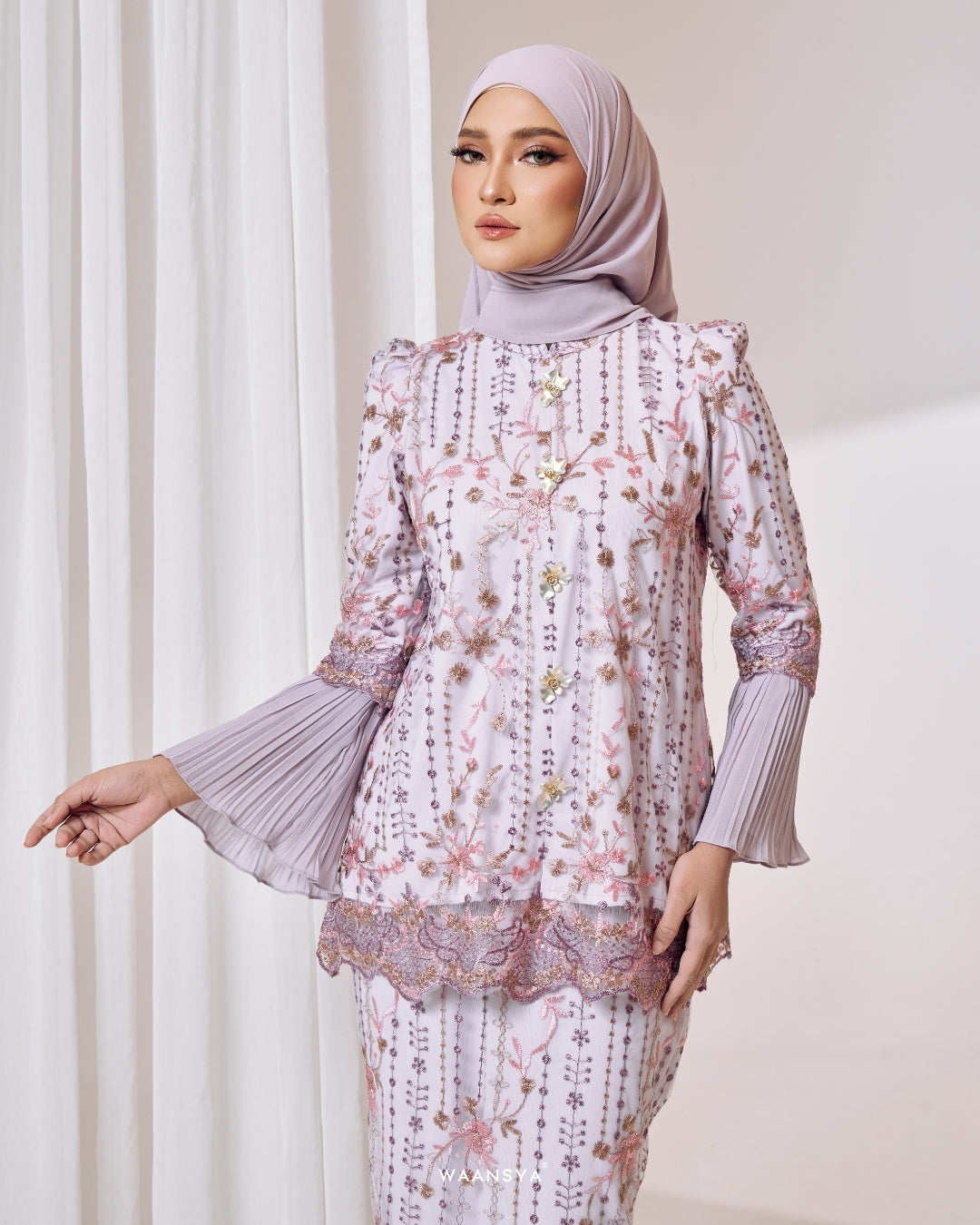 JASMEEN KURUNG IN SOFT PURPLE