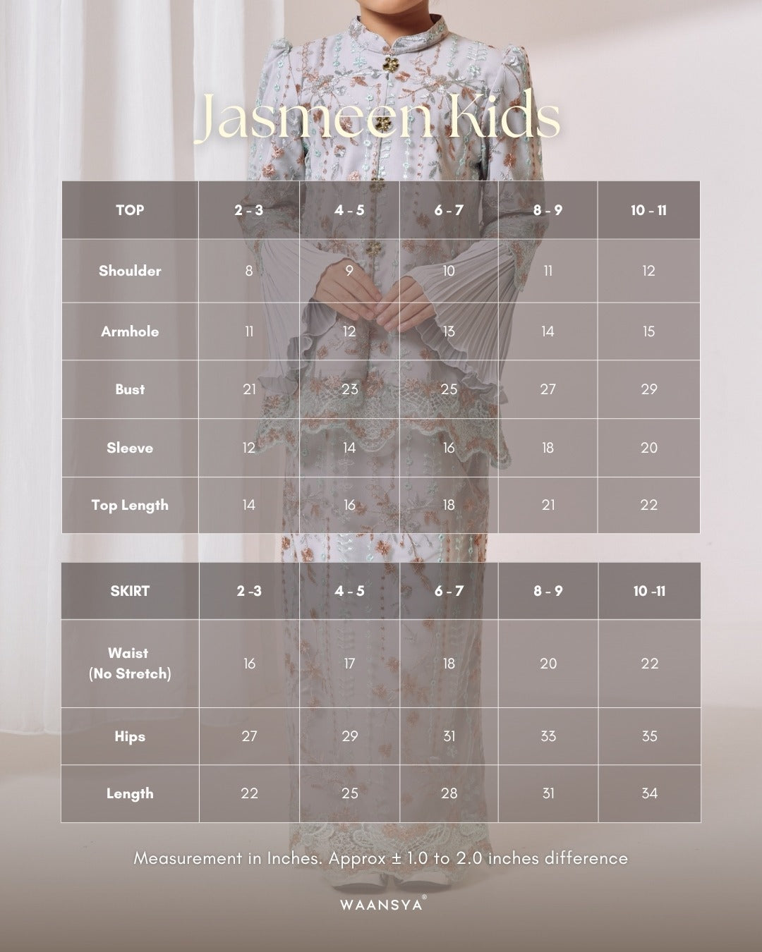 [KIDS] JASMEEN KURUNG IN COOL GREY