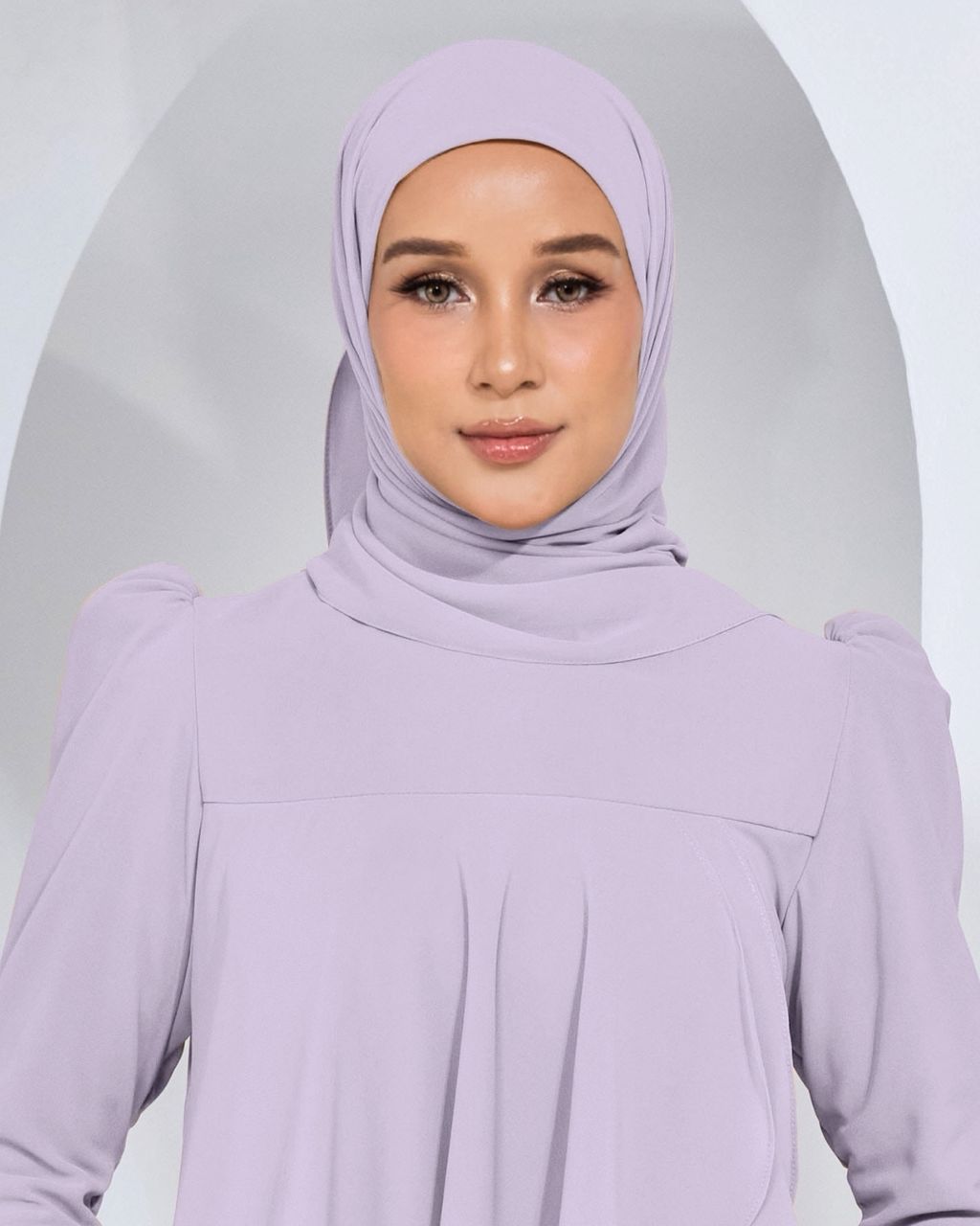 BASIC CHIFFON SHAWL IN SOFT PURPLE