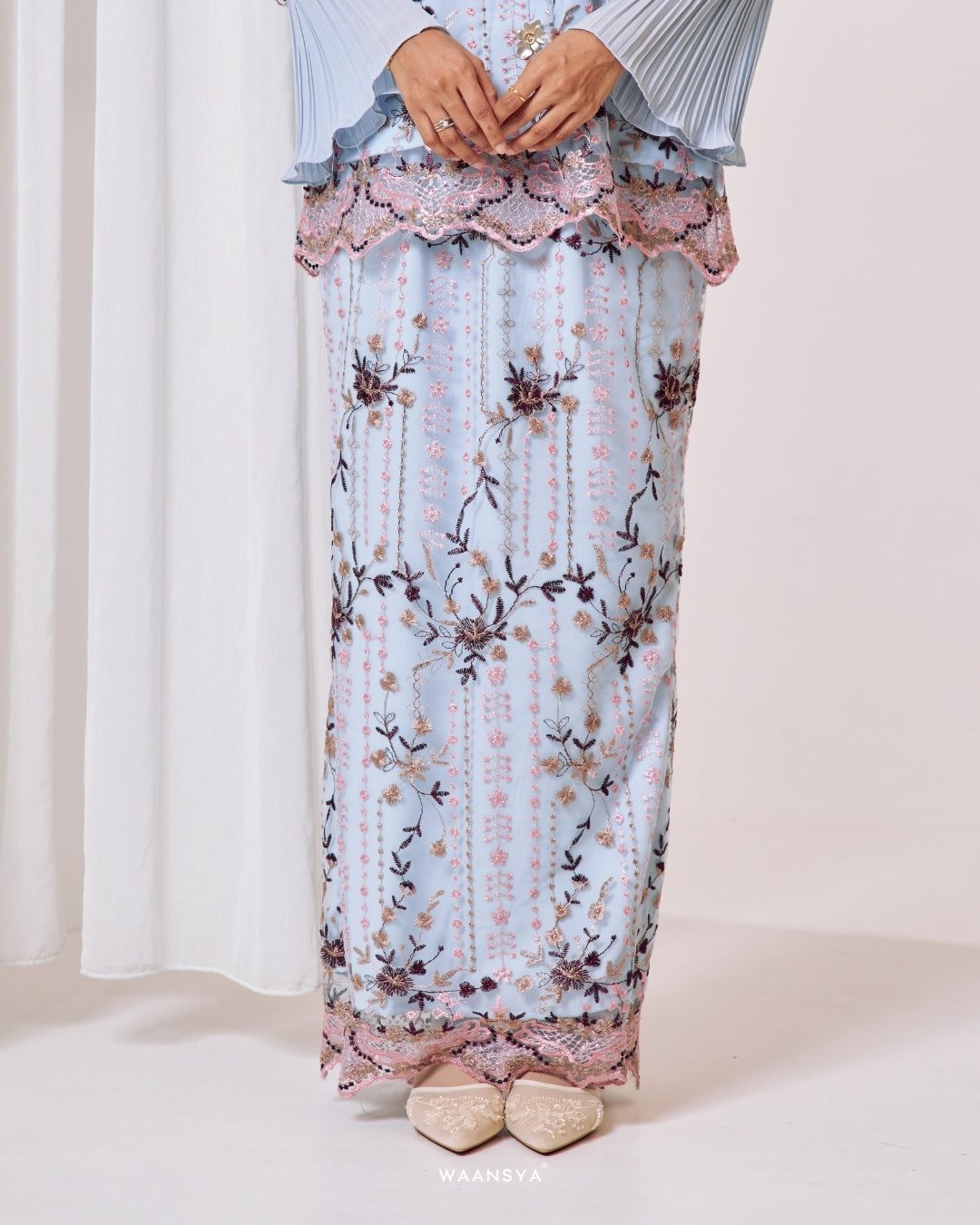 JASMEEN KURUNG IN BABY BLUE