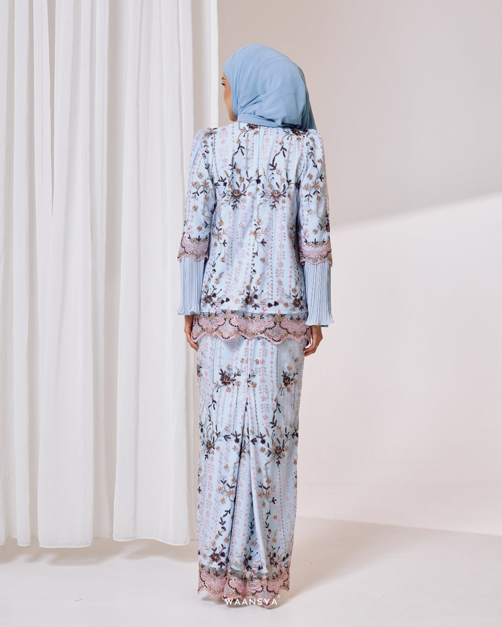 JASMEEN KURUNG IN BABY BLUE