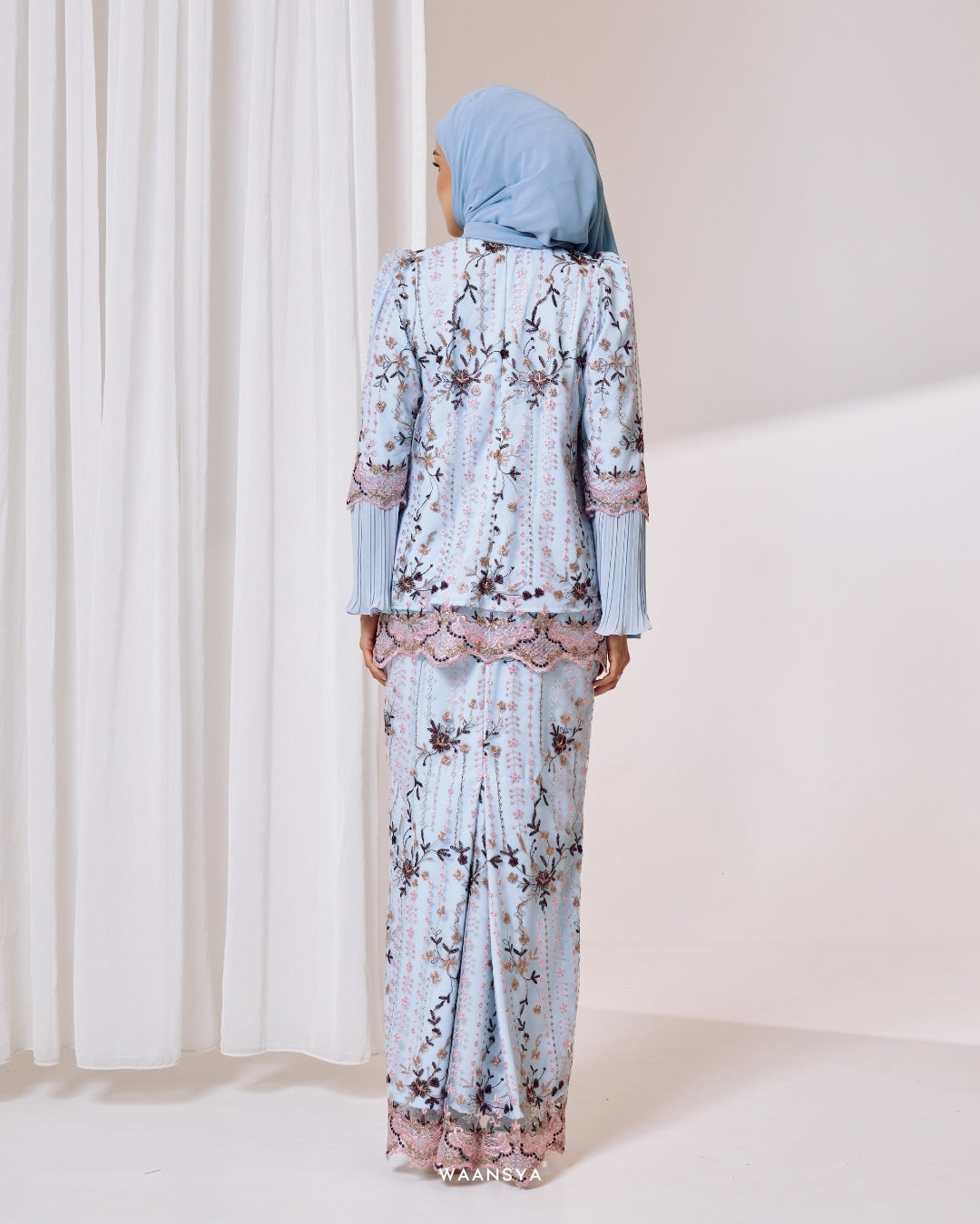 JASMEEN KURUNG IN BABY BLUE