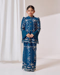 [KIDS] JASMEEN KURUNG IN TEAL BLUE