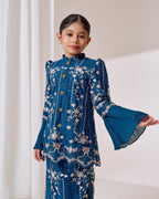 [KIDS] JASMEEN KURUNG IN TEAL BLUE