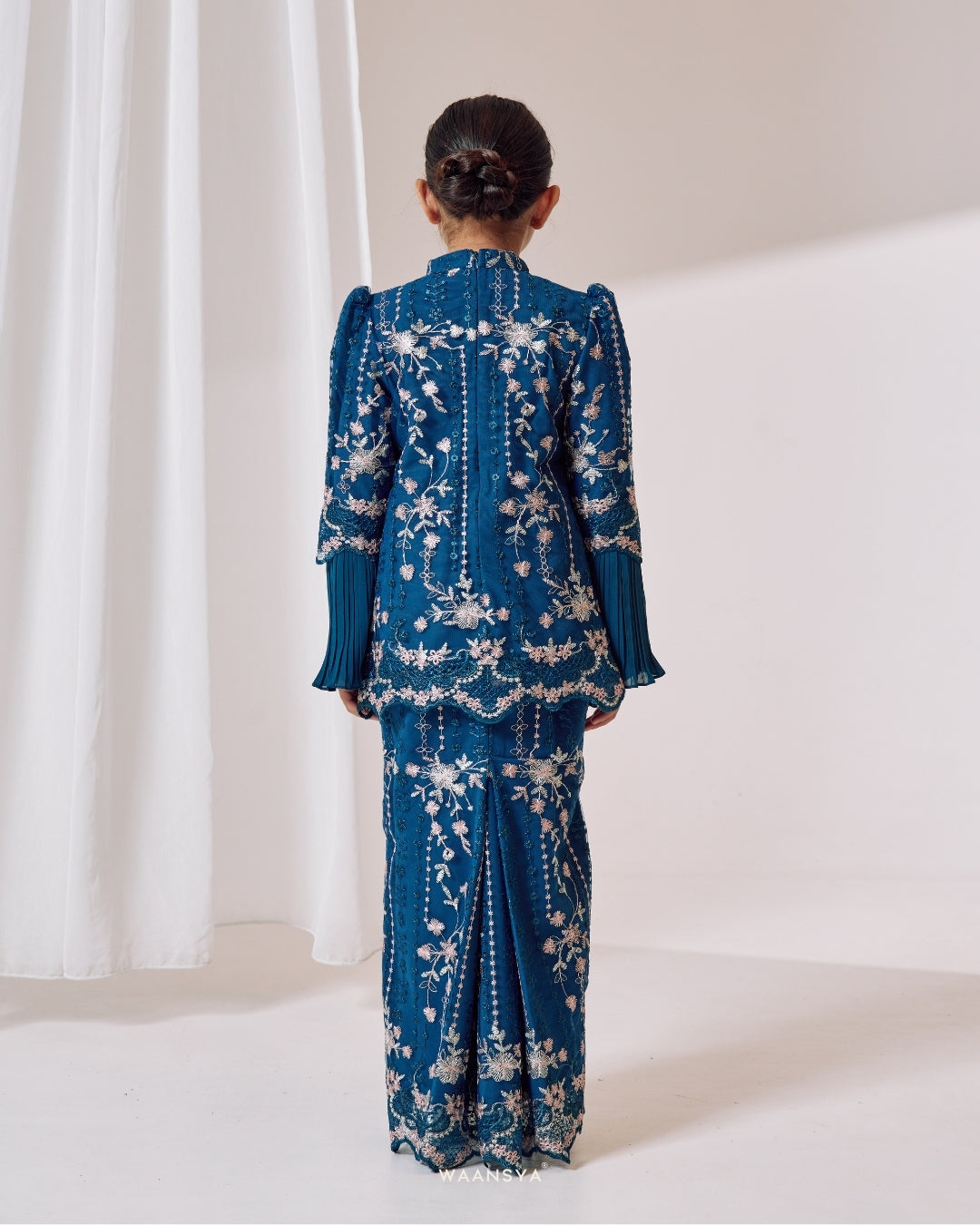 [KIDS] JASMEEN KURUNG IN TEAL BLUE