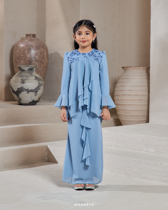 [KIDS] IRIS KURUNG IN SOFT BLUE