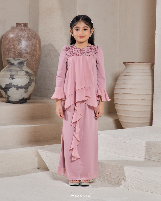 [KIDS] IRIS KURUNG IN SOFT PINK