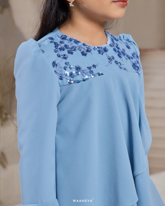 [KIDS] IRIS KURUNG IN SOFT BLUE