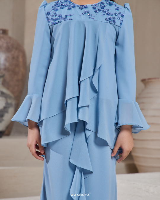 [KIDS] IRIS KURUNG IN SOFT BLUE
