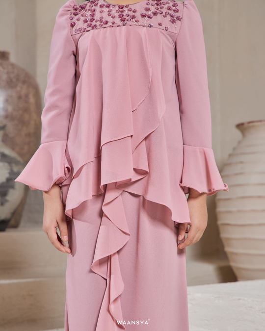 [KIDS] IRIS KURUNG IN SOFT PINK