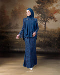 CLARA KURUNG IN TEAL BLUE