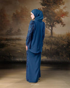 CLARA KURUNG IN TEAL BLUE