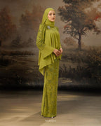 LYDIA KURUNG IN LIME GREEN