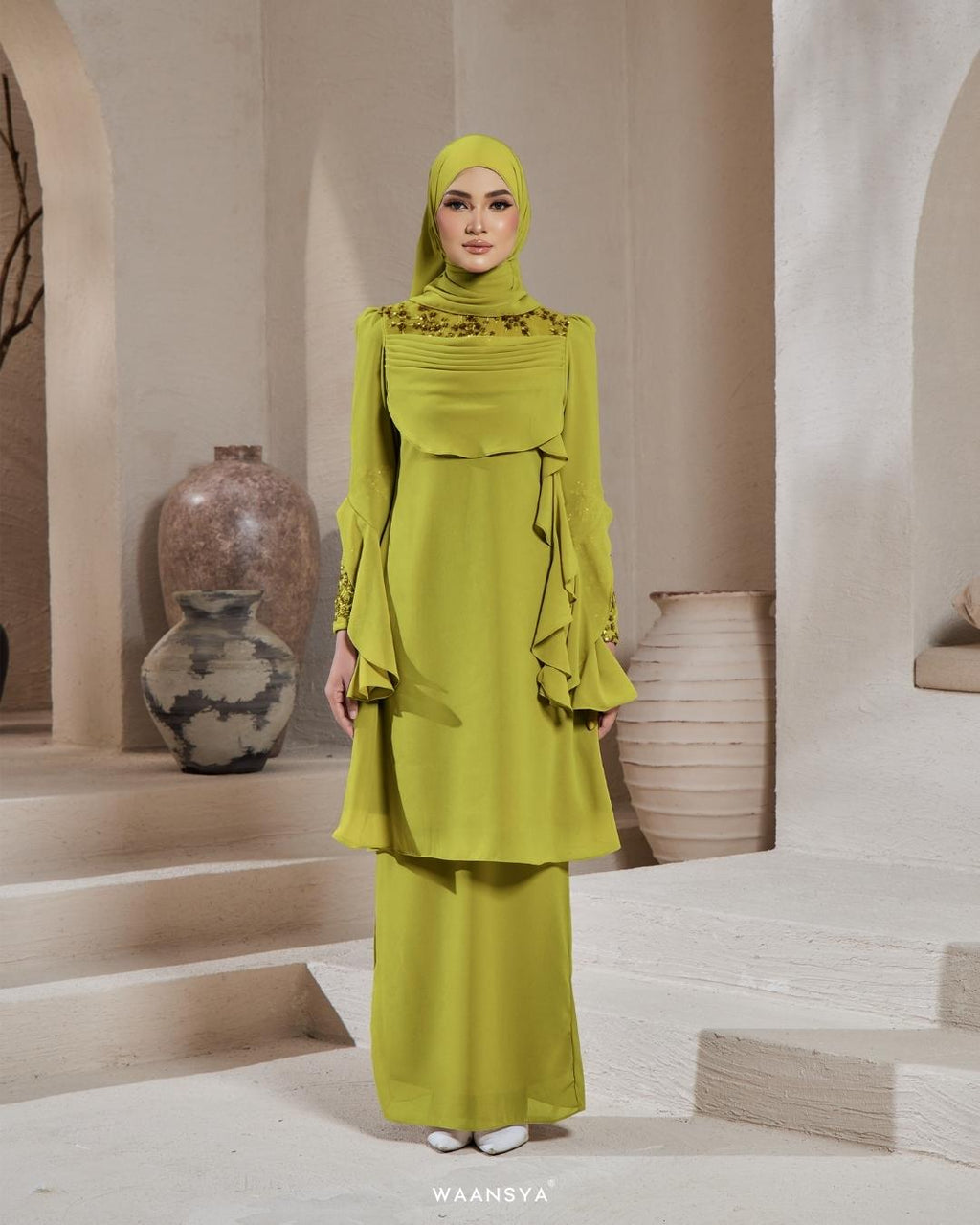 HAZEL IN LIME GREEN