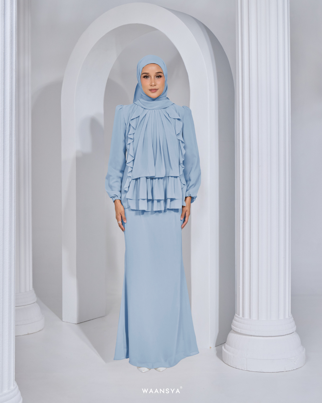 AMELIE KURUNG IN SOFT BLUE