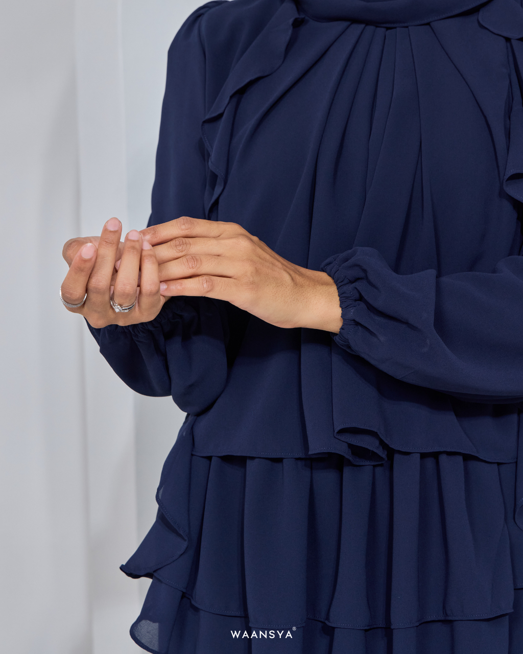 AMELIE KURUNG IN SOFT BLUE
