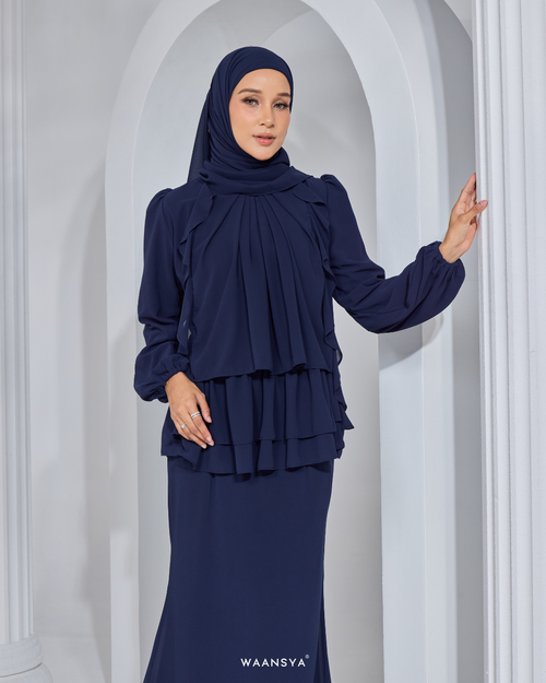AMELIE KURUNG IN NAVY BLUE