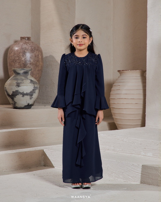[KIDS] IRIS KURUNG IN NAVY BLUE