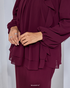 AMELIE KURUNG IN MAROON