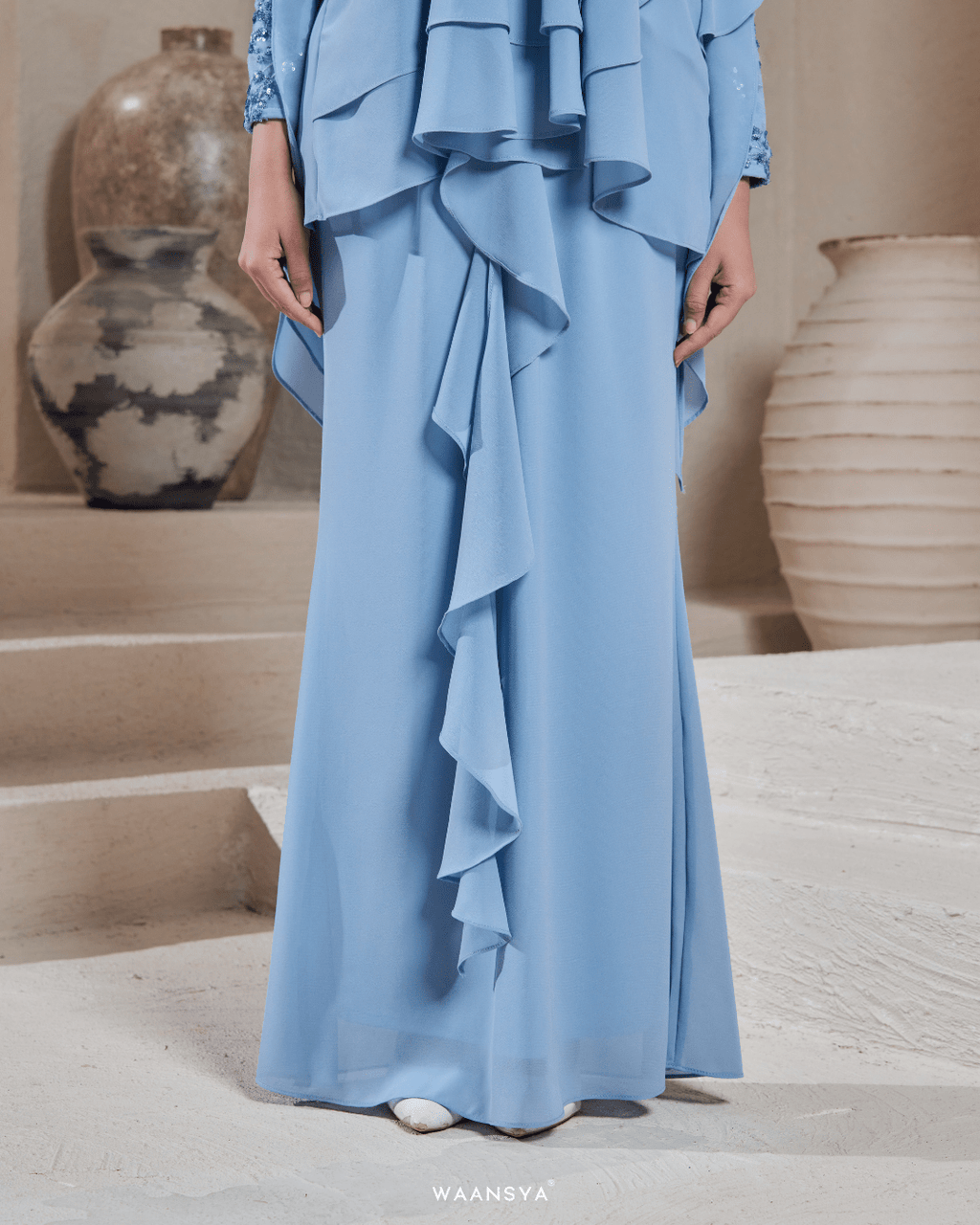 IRIS IN SOFT BLUE
