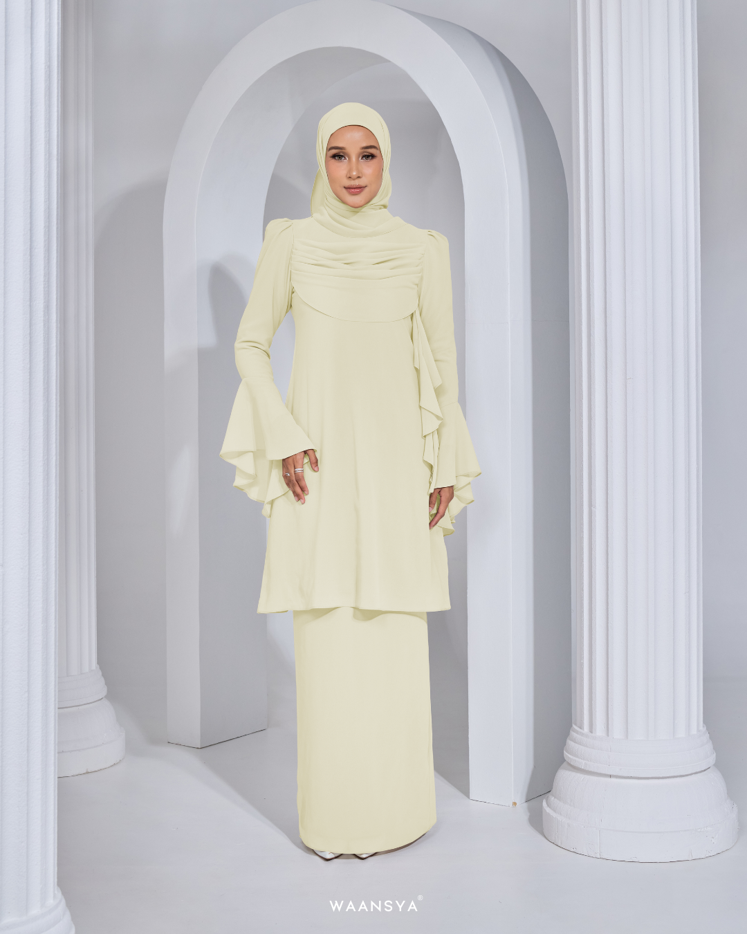 ANGGUN KURUNG IN SOFT YELLOW