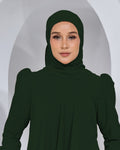 BASIC CHIFFON SHAWL IN EMERALD GREEN