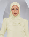 BASIC CHIFFON SHAWL IN SOFT YELLOW