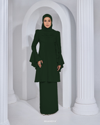 ANGGUN KURUNG IN EMERALD GREEN