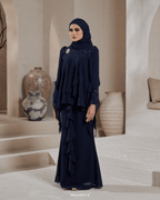 IRIS IN NAVY BLUE