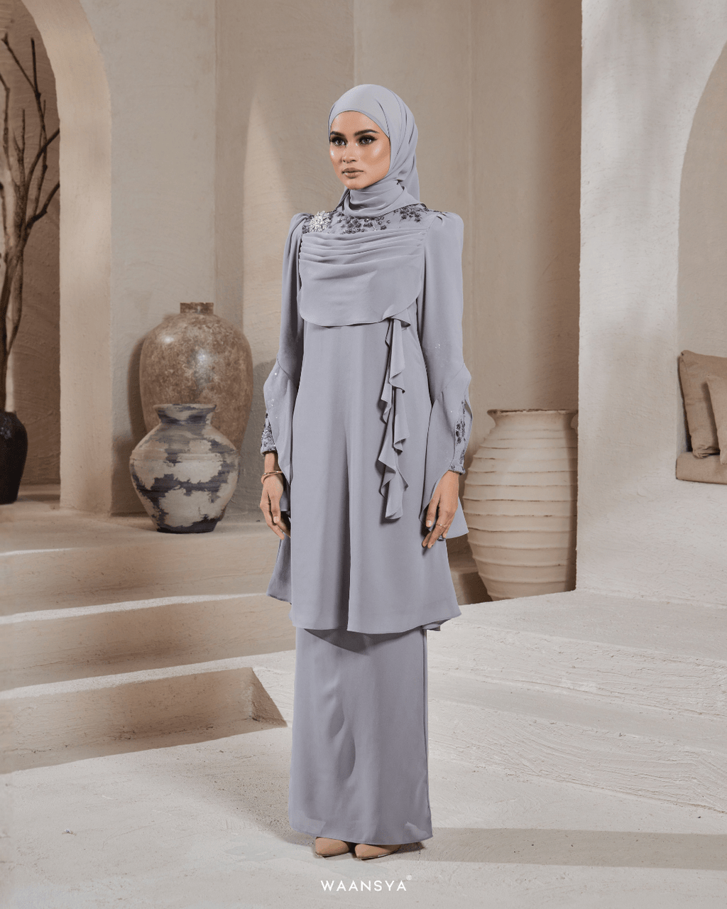 HAZEL KURUNG IN GREY
